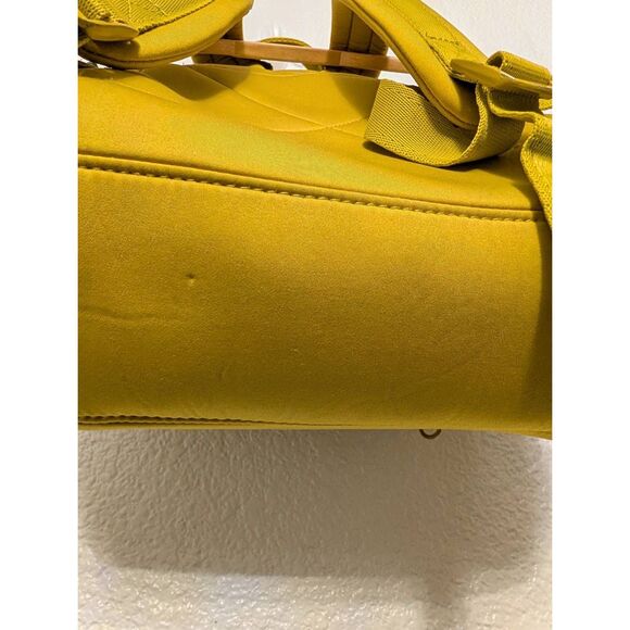 Dagne Dover indi diaper bag backpack mustard yellow color